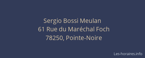 Sergio Bossi Meulan