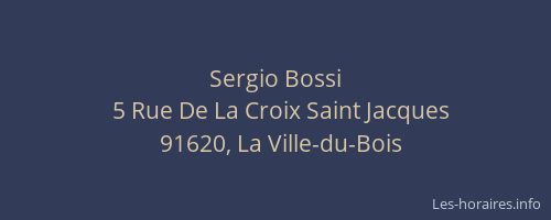 Sergio Bossi
