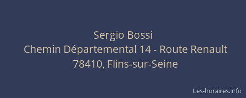 Sergio Bossi