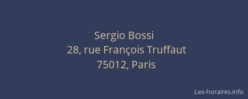Sergio Bossi