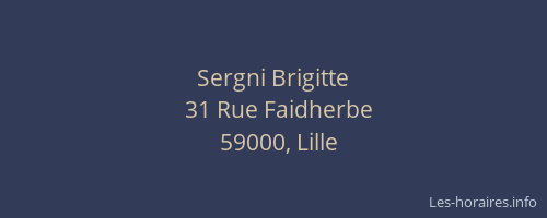 Sergni Brigitte