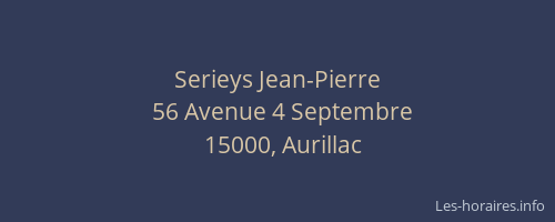 Serieys Jean-Pierre