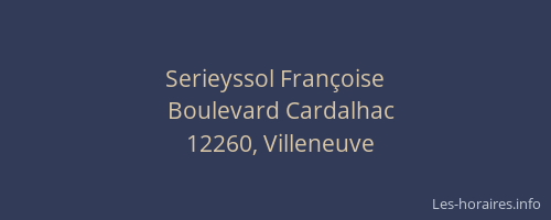 Serieyssol Fran&ccedil;oise
