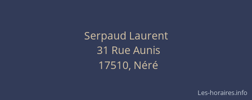 Serpaud Laurent