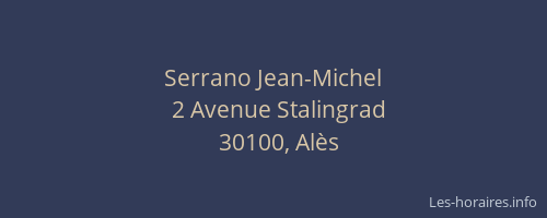 Serrano Jean-Michel