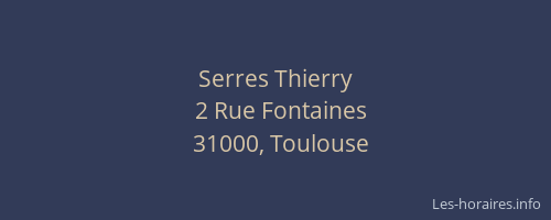 Serres Thierry