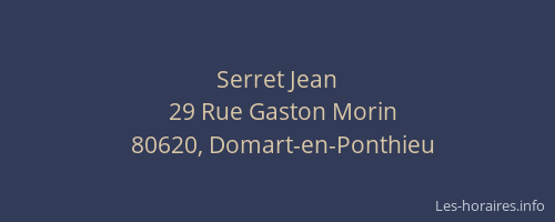 Serret Jean