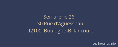 Serrurerie 26