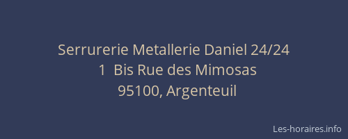 Serrurerie Metallerie Daniel 24/24