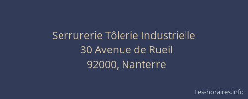 Serrurerie Tôlerie Industrielle