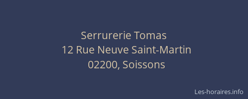 Serrurerie Tomas