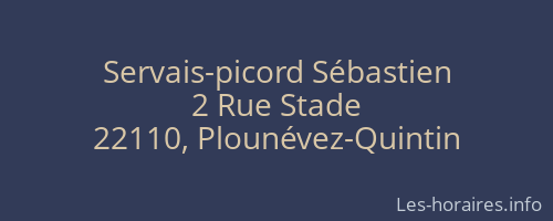 Servais-picord Sébastien