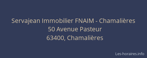 Servajean Immobilier FNAIM - Chamalières