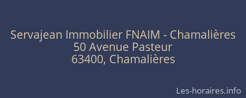 Servajean Immobilier FNAIM - Chamalières