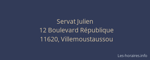 Servat Julien