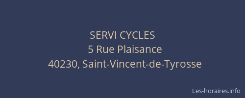 SERVI CYCLES