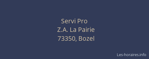 Servi Pro