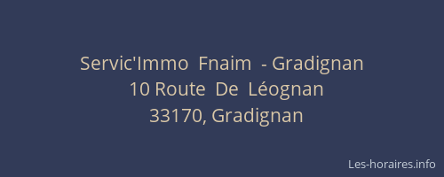 Servic'Immo  Fnaim  - Gradignan