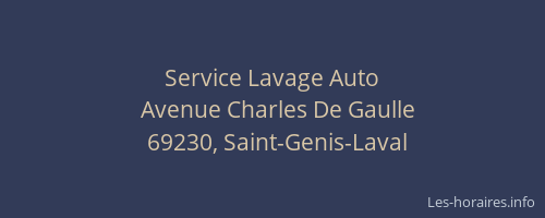 Service Lavage Auto