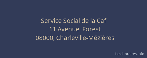 Service Social de la Caf