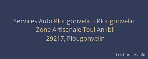 Services Auto Plougonvelin - Plougonvelin