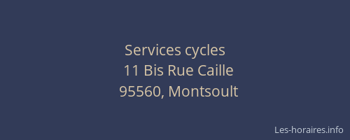Services cycles