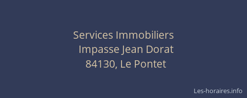 Services Immobiliers