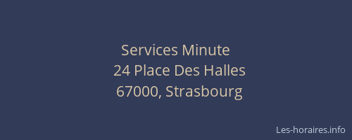 Services Minute