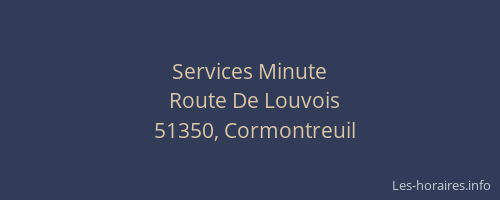 Services Minute
