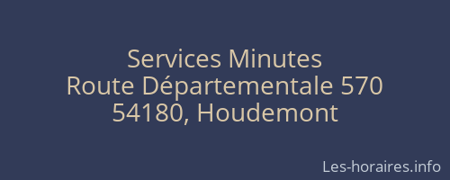 Services Minutes