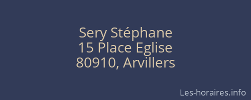 Sery Stéphane
