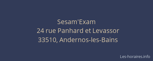 Sesam'Exam