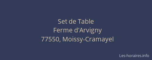 Set de Table