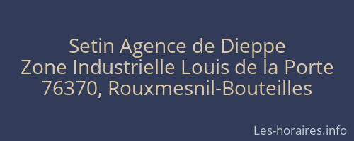 Setin Agence de Dieppe