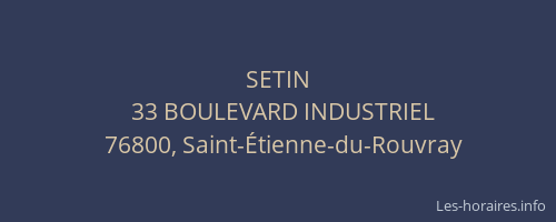 SETIN