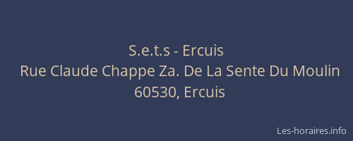 S.e.t.s - Ercuis