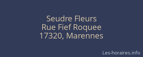 Seudre Fleurs