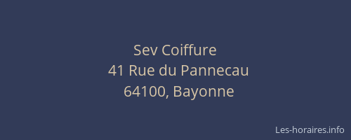 Sev Coiffure