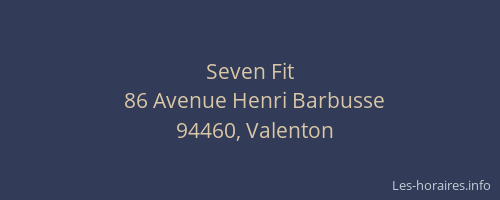 Seven Fit