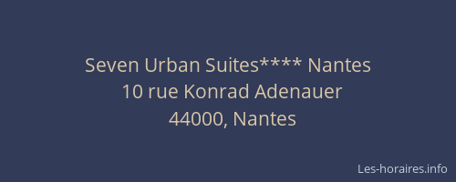 Seven Urban Suites**** Nantes