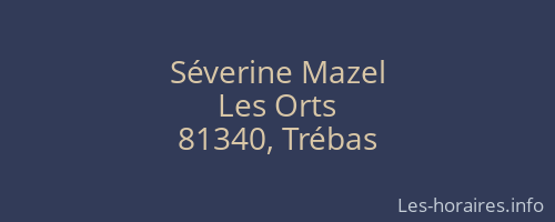 Séverine Mazel