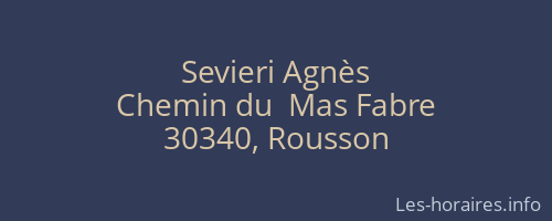Sevieri Agnès