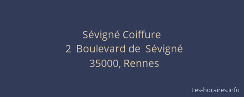 Sévigné Coiffure