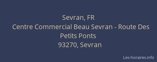 Sevran, FR