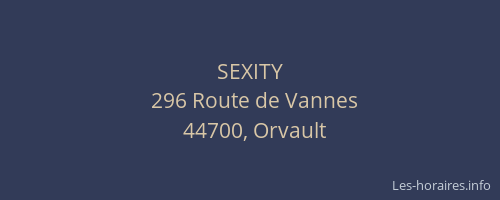 SEXITY