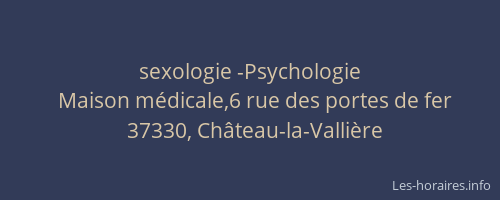 sexologie -Psychologie