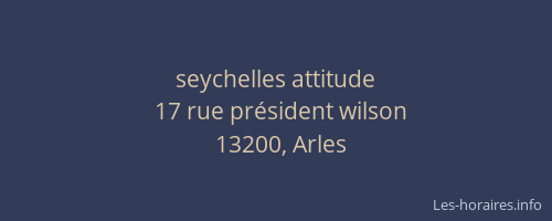 seychelles attitude