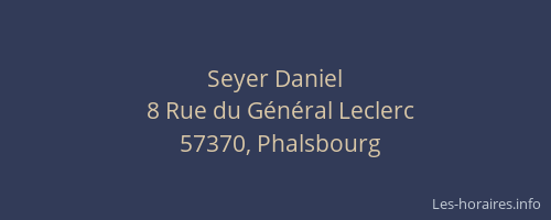 Seyer Daniel