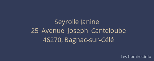 Seyrolle Janine