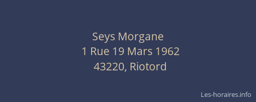 Seys Morgane